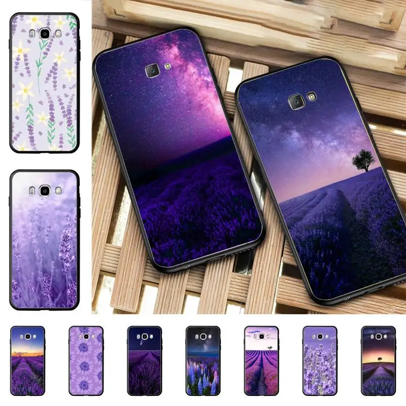

Lavender Flower Phone Case For Samsung J 7 plus 7core J7 neo J6 plus prime J6 J4 J5 Mobile Cover