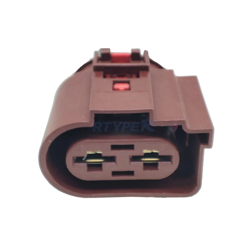 

1Set For 2 Pin 9.5mm Auto waterproof connector Power Pump plug 1J0 971 955 1K0971955 4B0971955 1K0971055A for A3 Q3 A4 A6 Golf J