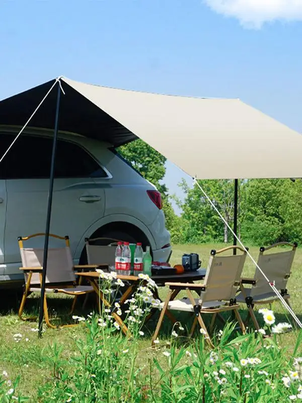 

Палатка на крышу портативная водонепроницаемая, яркая универсальная туристическая палатка для кроссоверов, минивэнов, хэтчбеков, кемпинга