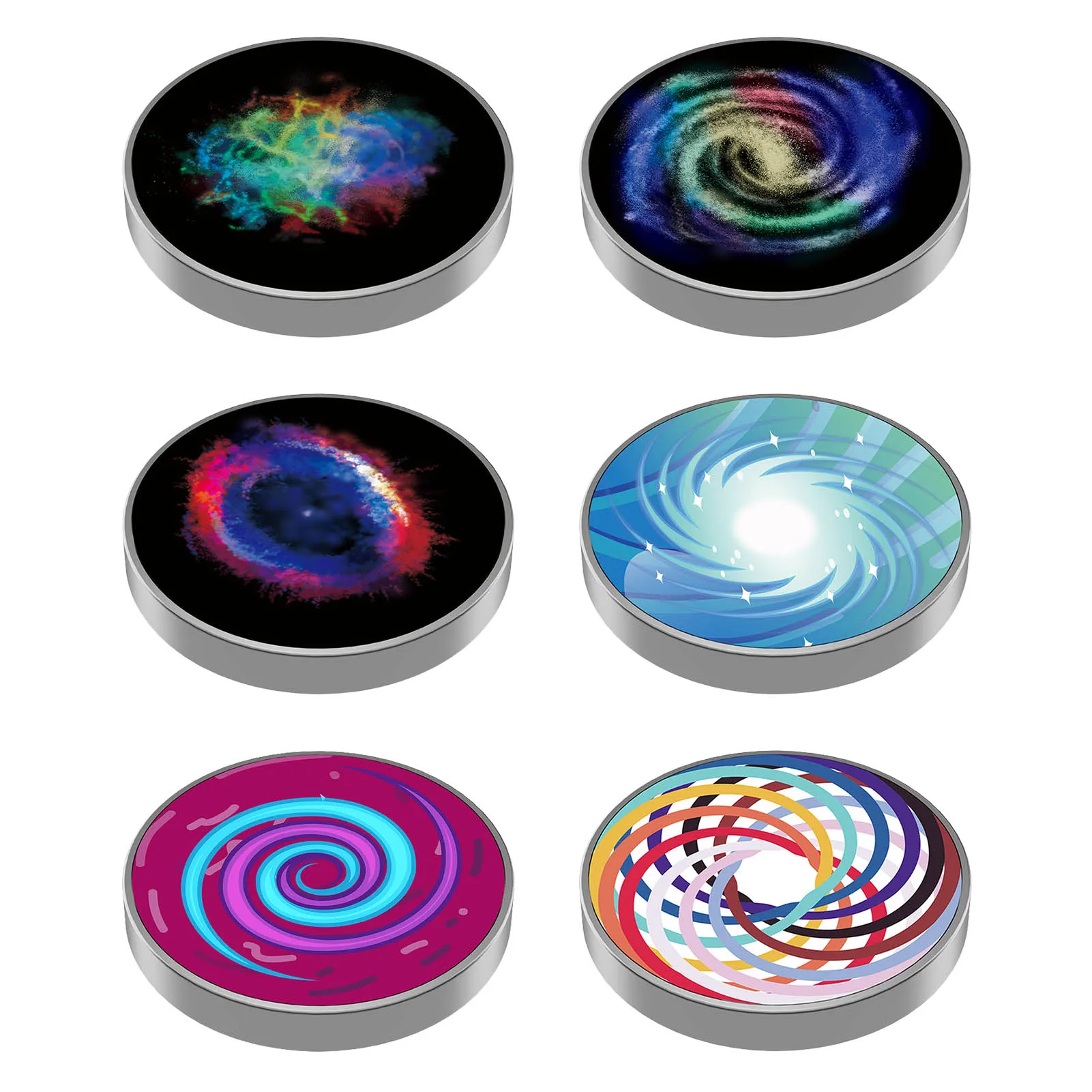 

Round Gyro Galaxy Star Fingertip Gyro Alloy Gyro Spinner Decompression Toy Fidgets Spinner Fidget Toys for Adults Children Gifts