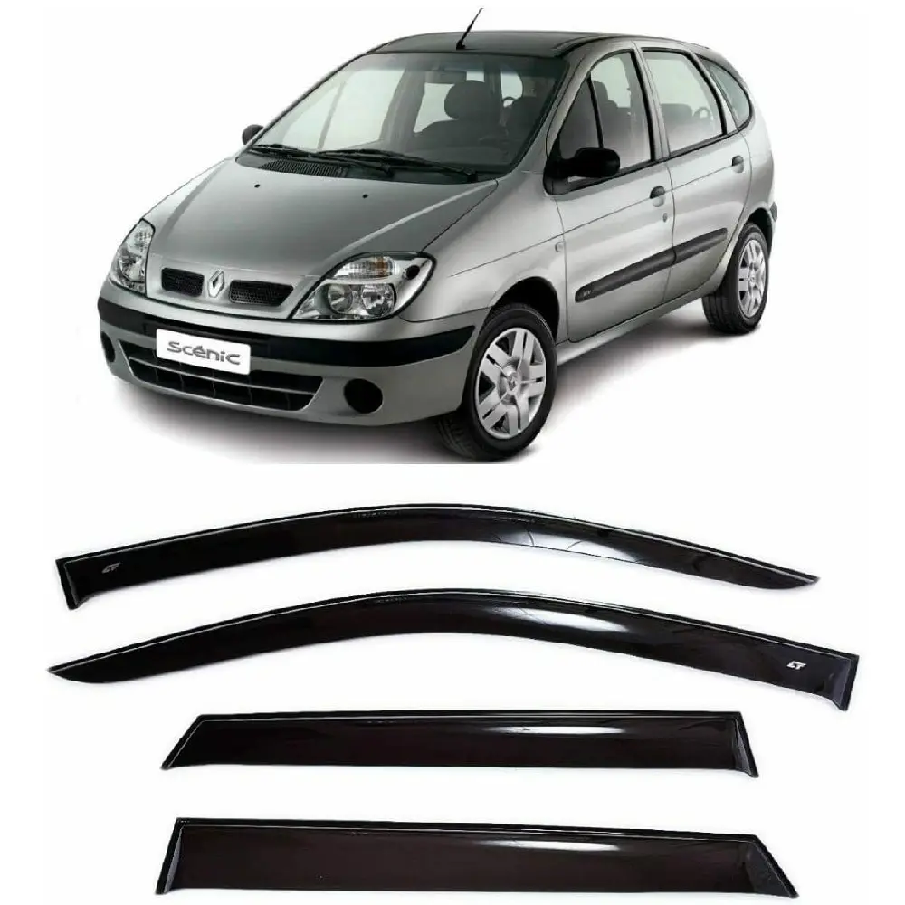 Дефлекторы окон Cobra Tuning R12596 на авто Renault Scenic 1 I 5 door 1996-2003 4 шт./комп. ветровики от