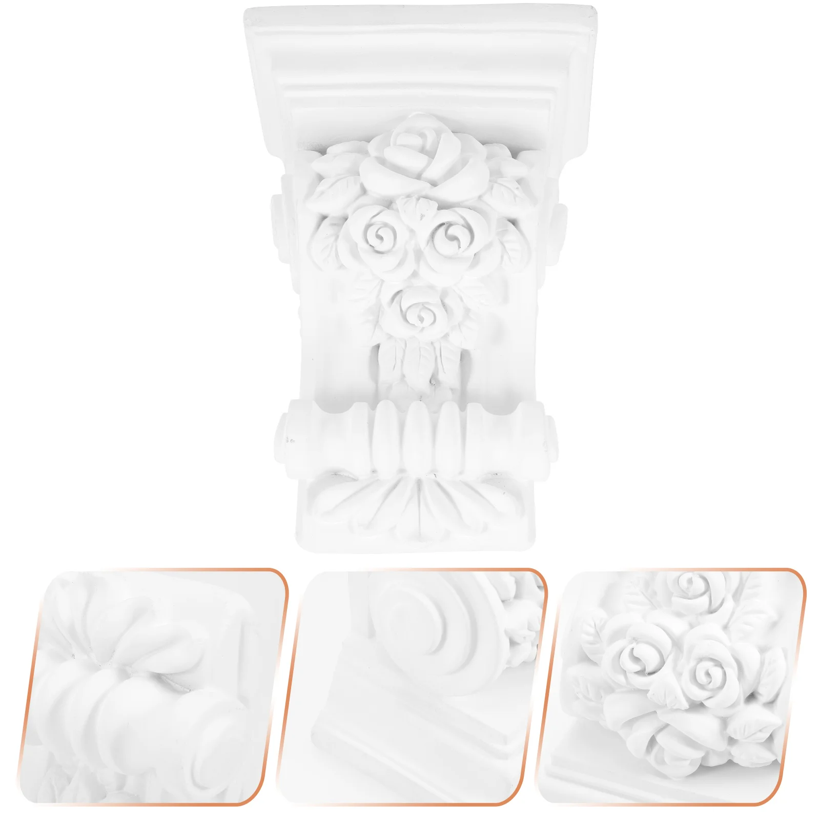 

Corbels Column Roman Wood Statue Pole Curtain Voile Greek Garden Wooden Stand Brackets European Modern Decoration Figurine