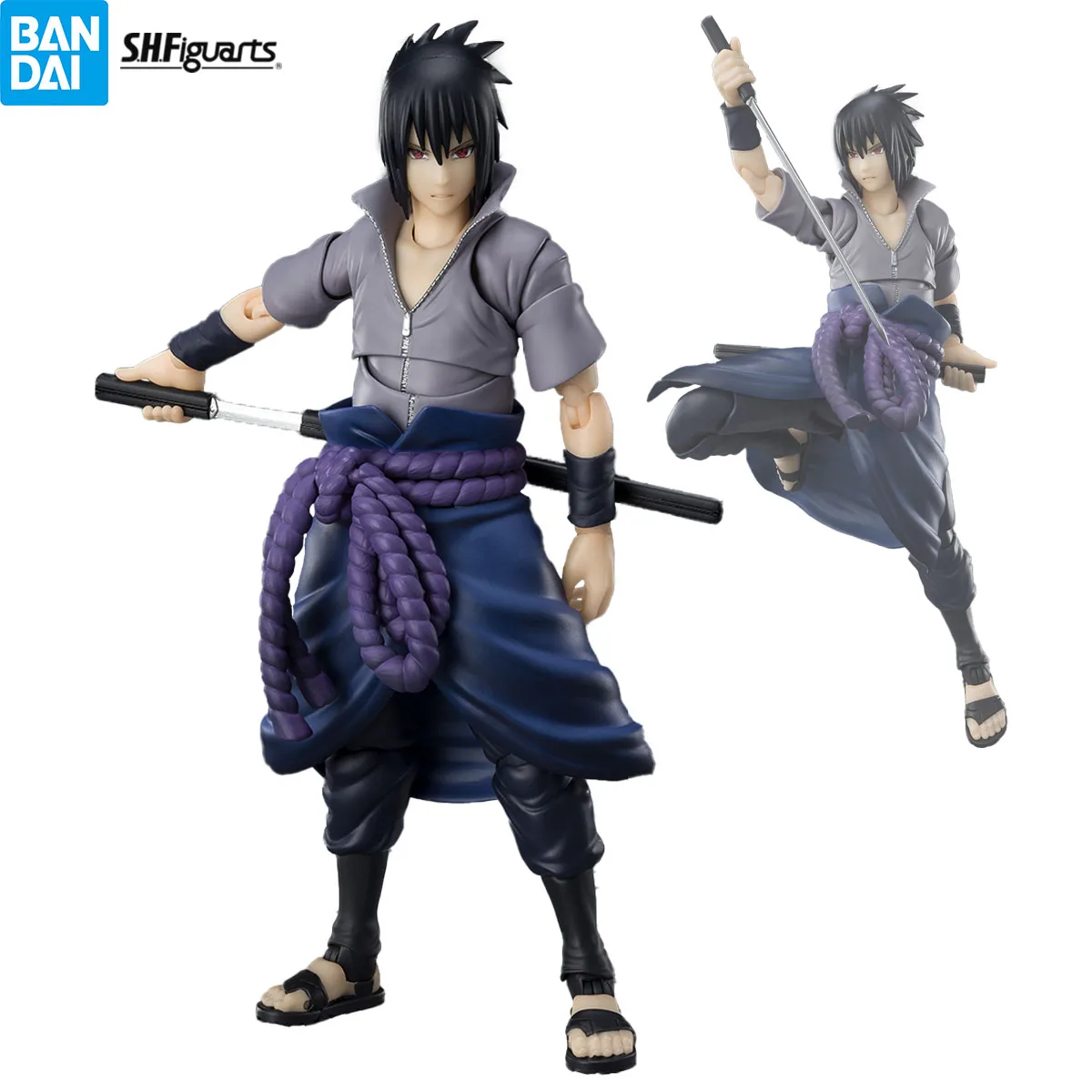 В наличии оригинальные Bandai Spirits S.H.Figuarts Naruto Shippuuden Uchiha Sasuke He Who Bears All Hatred Аниме