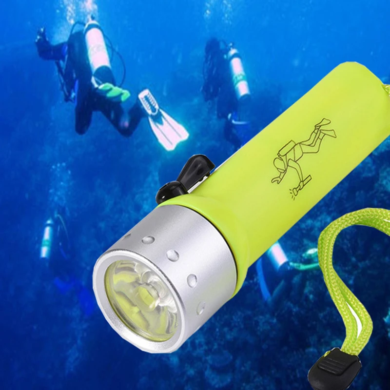 

Q5 LED Waterproof Scuba Diver Diving Flashlight Underwater Portable Lamp