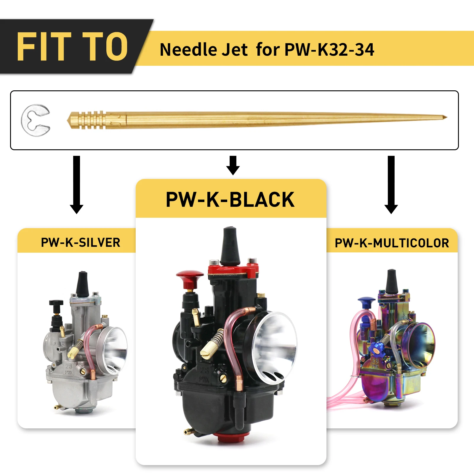 SCL Racing 59 5 мм струйная игла KEIHIN N427-46-JFN/JFQ/JJD/JJE/JJF/JJG/JJJJ с зажимом для масляной иглы