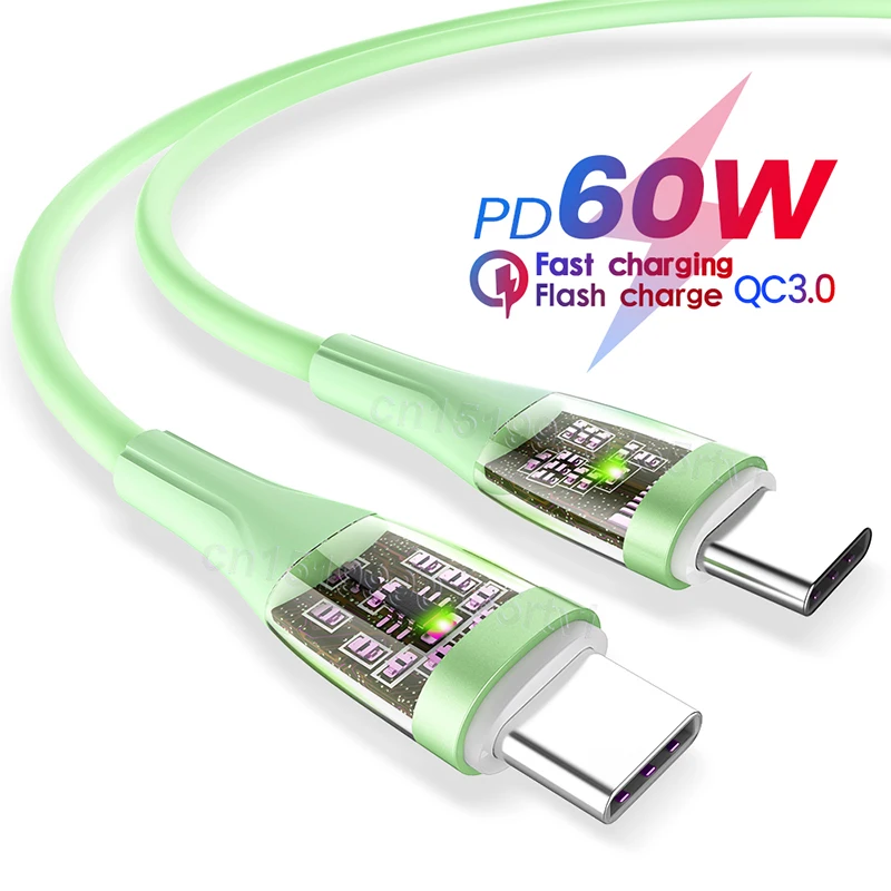 

PD 60 Вт Быстрая зарядка USB C зарядный кабель для HUAWEI P50 Pro Nova 8 9 Быстрая зарядка USB Type C для Honor Xiaomi Poco кабель для передачи данных