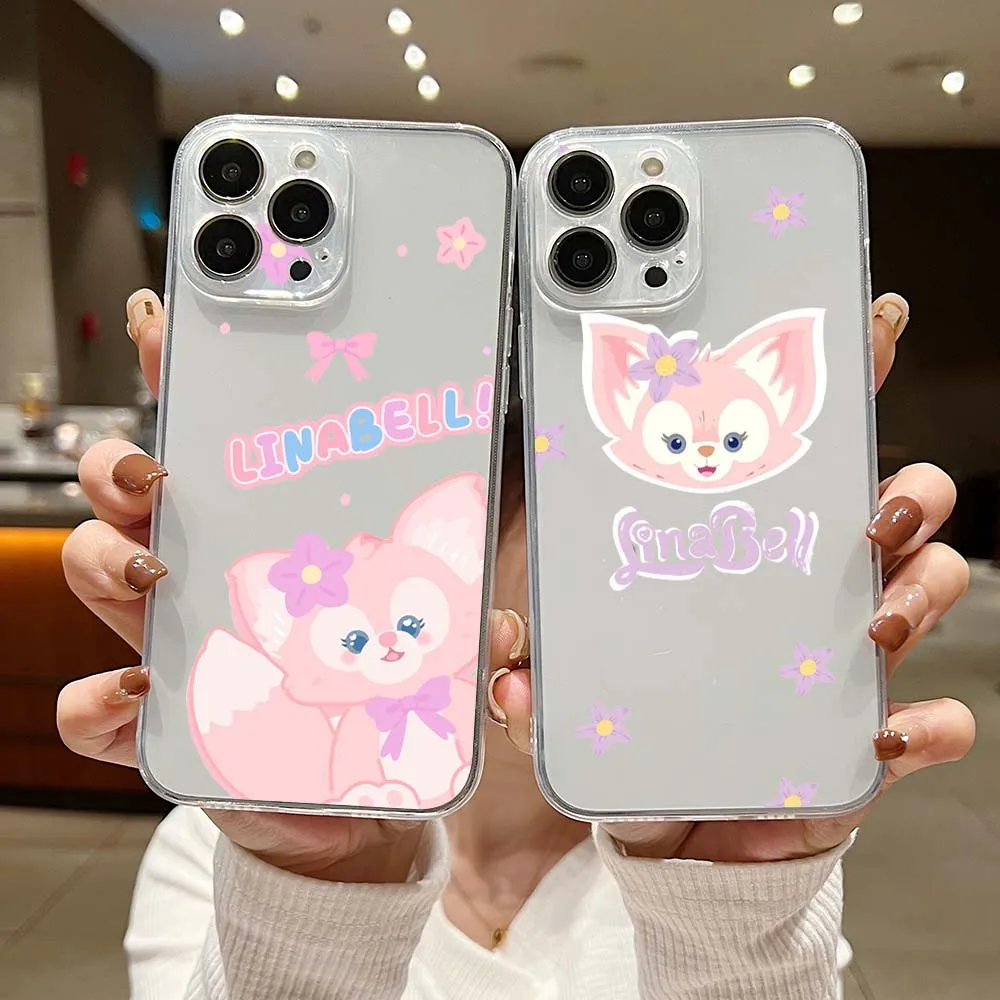 

Disney Lina Bell Phone Case For Xiaomi Redmi Note 12 11 11T 10 10S 9 Pro Plus 10C 9A 9C 9T K40 K50 K60 4G 5G Transparent Cover