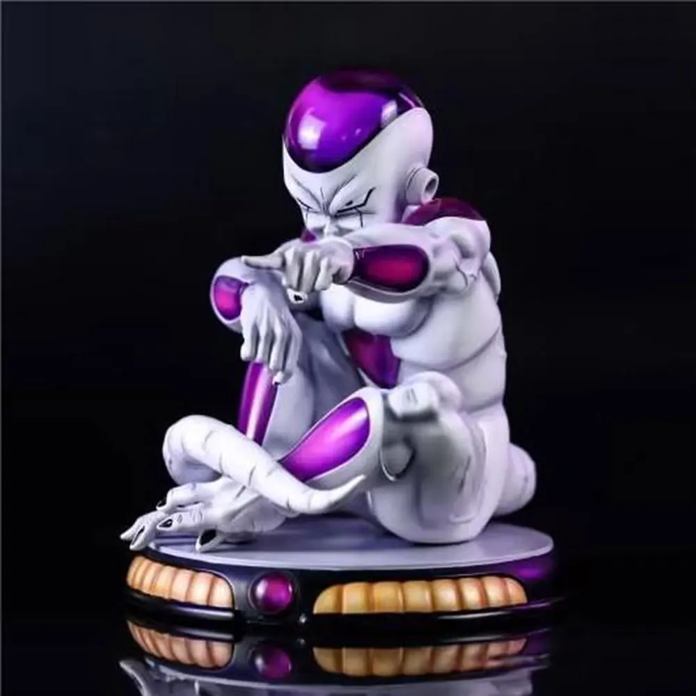 

13cm Anime Dragon Ball FC Frieza Figure PVC Action Toys Model Doll Sitting Posture Frieza Statue Figurine Model Toys Gift
