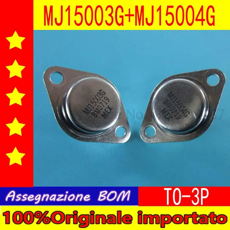 

4 комплекта MJ15003G MJ15004G MJ15003 MJ15004 звуковая трубка to-3 Золотая герметичная трубка