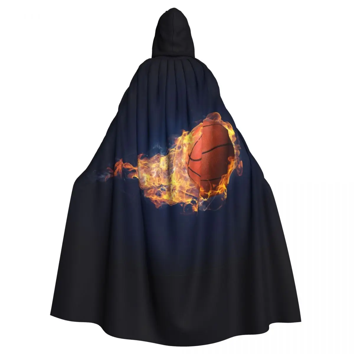 

Hooded Cloak Unisex Cloak with Hood Basketball Game Cloak Vampire Witch Cape Cosplay Costume
