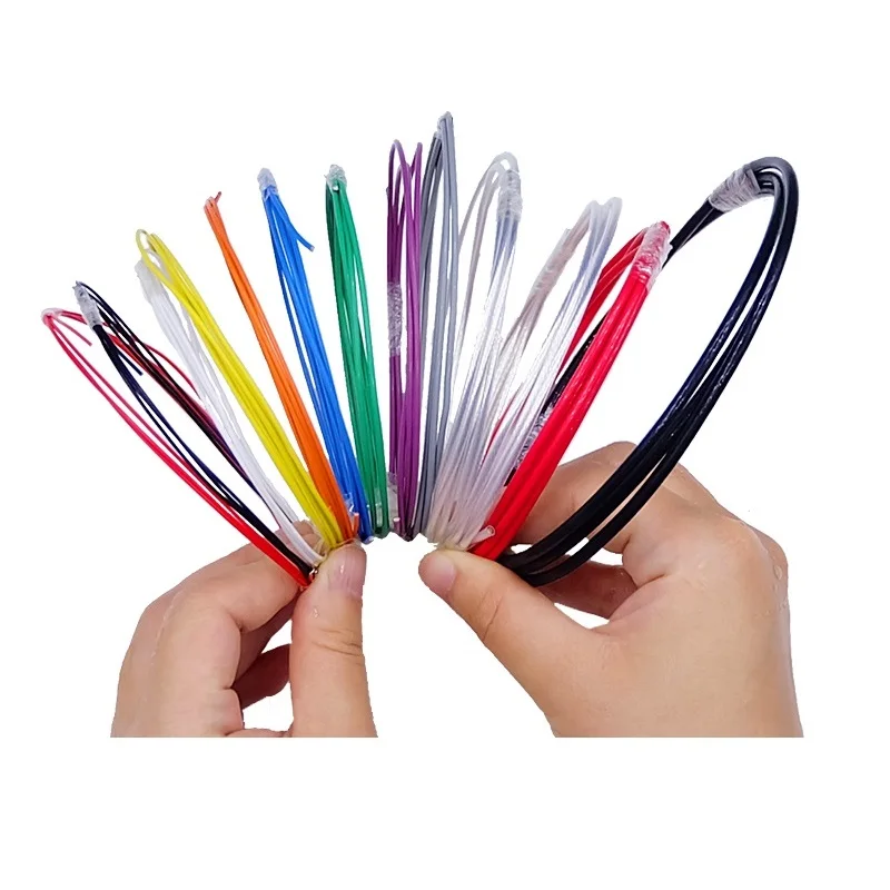 5 м/10 м ПТФЭ посеребренный провод 10AWG - 26AWG Высокая чистота OFC электронный HiFi аудио