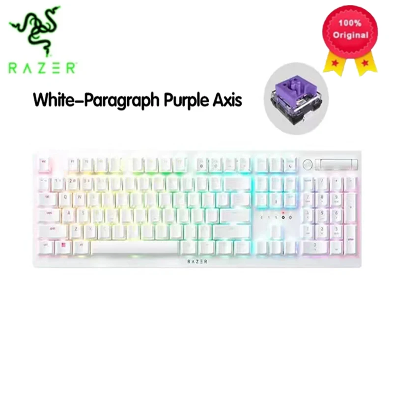 

Беспроводная оптическая механическая мини-клавиатура Razer DeathStalker V2 Pro с USB и Bluetooth