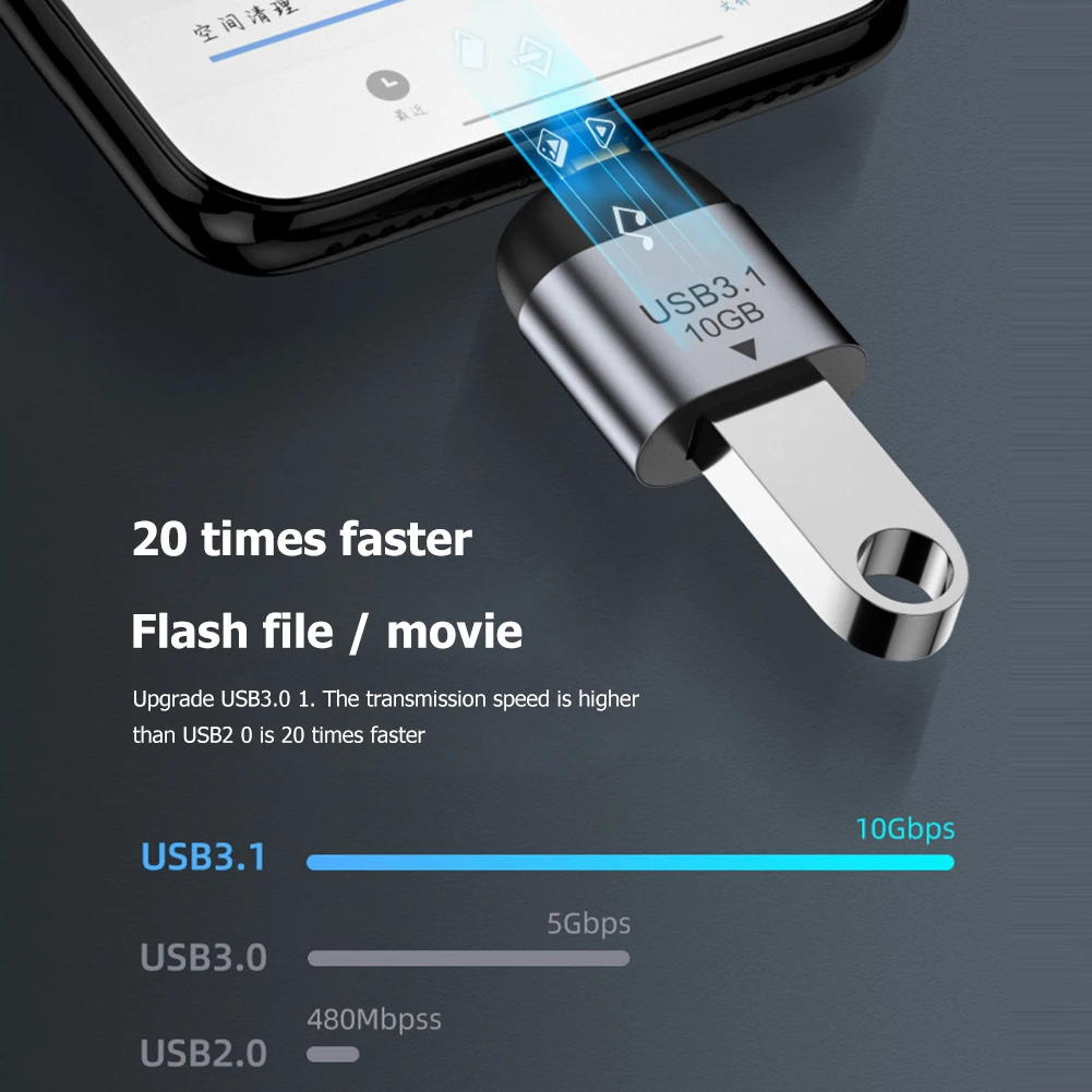 Высокоскоростной Переходник USB Type-C 3 1 на 10 Гбит/с |