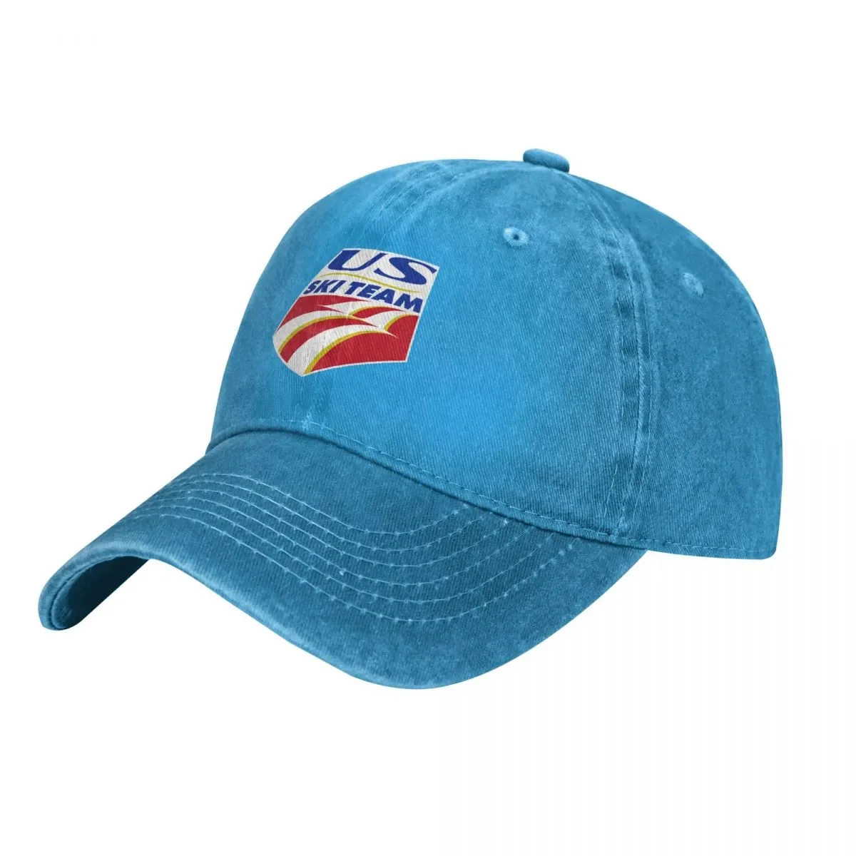 

New Us Ski Team Usa Logo United States Baseball Cap Hat Man Luxury Trucker Hat Hats For Women Men'S