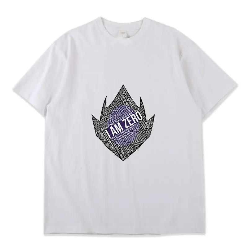 

Anime Code Geass Lelouch Lamperouge Send Couple Fashion Print Summer Short-Sleeved Cotton Loose Simple Casual Men's T-Shirt