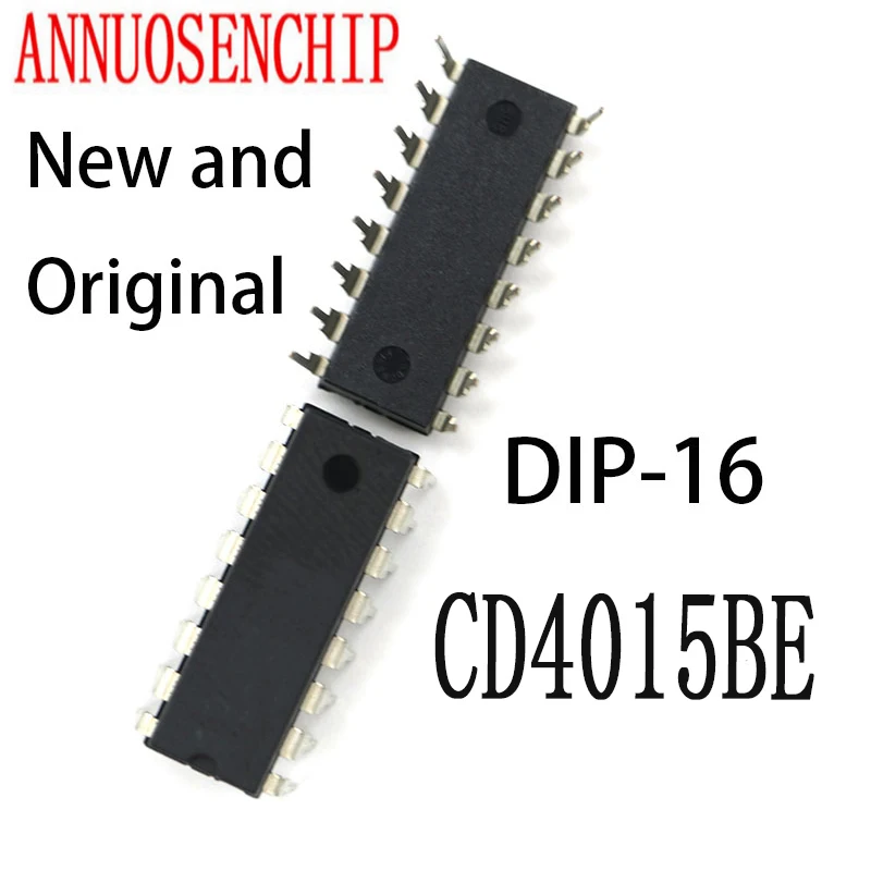 10 шт. новые и оригинальные DIP16 CD4015 DIP 4015BE DIP-16 IC CD4015BE
