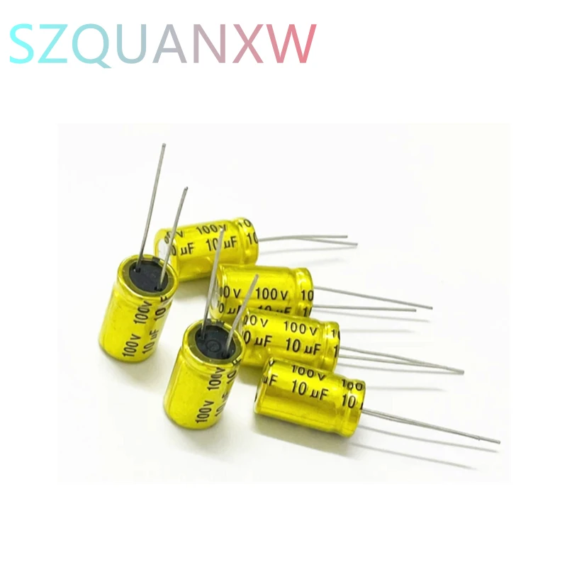 10 шт. 100 В NP безэлектродный динамик аудио конденсатор неполярность частота 1 мкФ 5 2