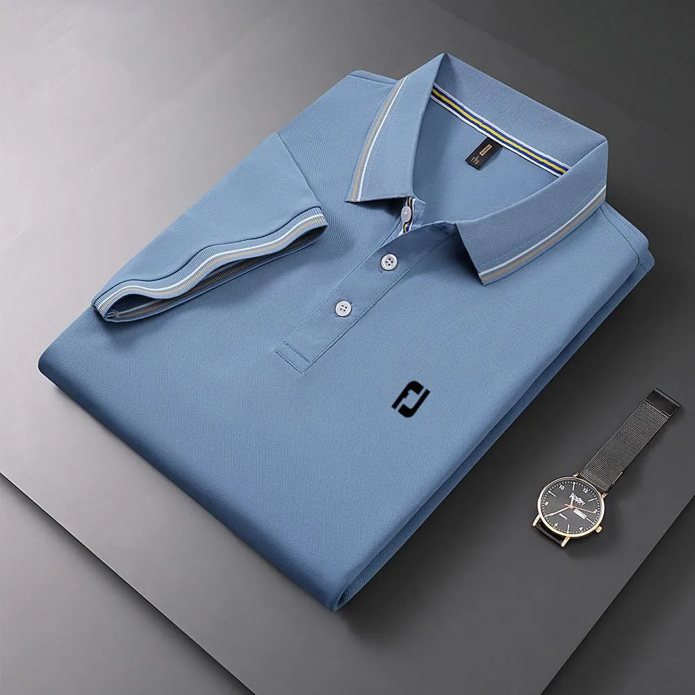 Golf Apparel Men's New Summer Polo Shirt Golf Men's Short Sleeve Breathable T-shirt Casual Fashion Business Polo Shirt