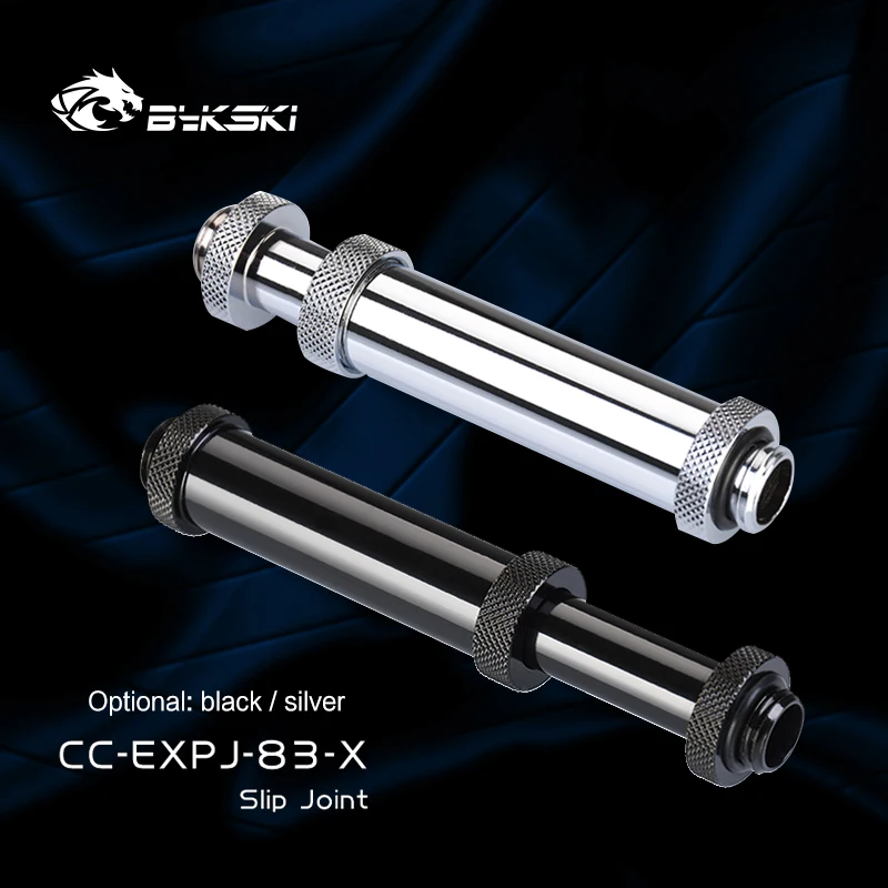 

Bykski PC Water cooling Connect Fittings ,SLI Bridge,Male To Male Stretch 83~110mm Extender Fittings , G1/4",CC-EXPJ-83-X