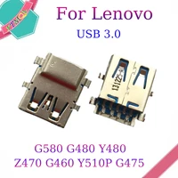 1 10pcs new usb 3 0 jack connector fit for lenovo g580 g480 y480 z470 g460 y510p g475 dell hp asus laptop usb charger socket