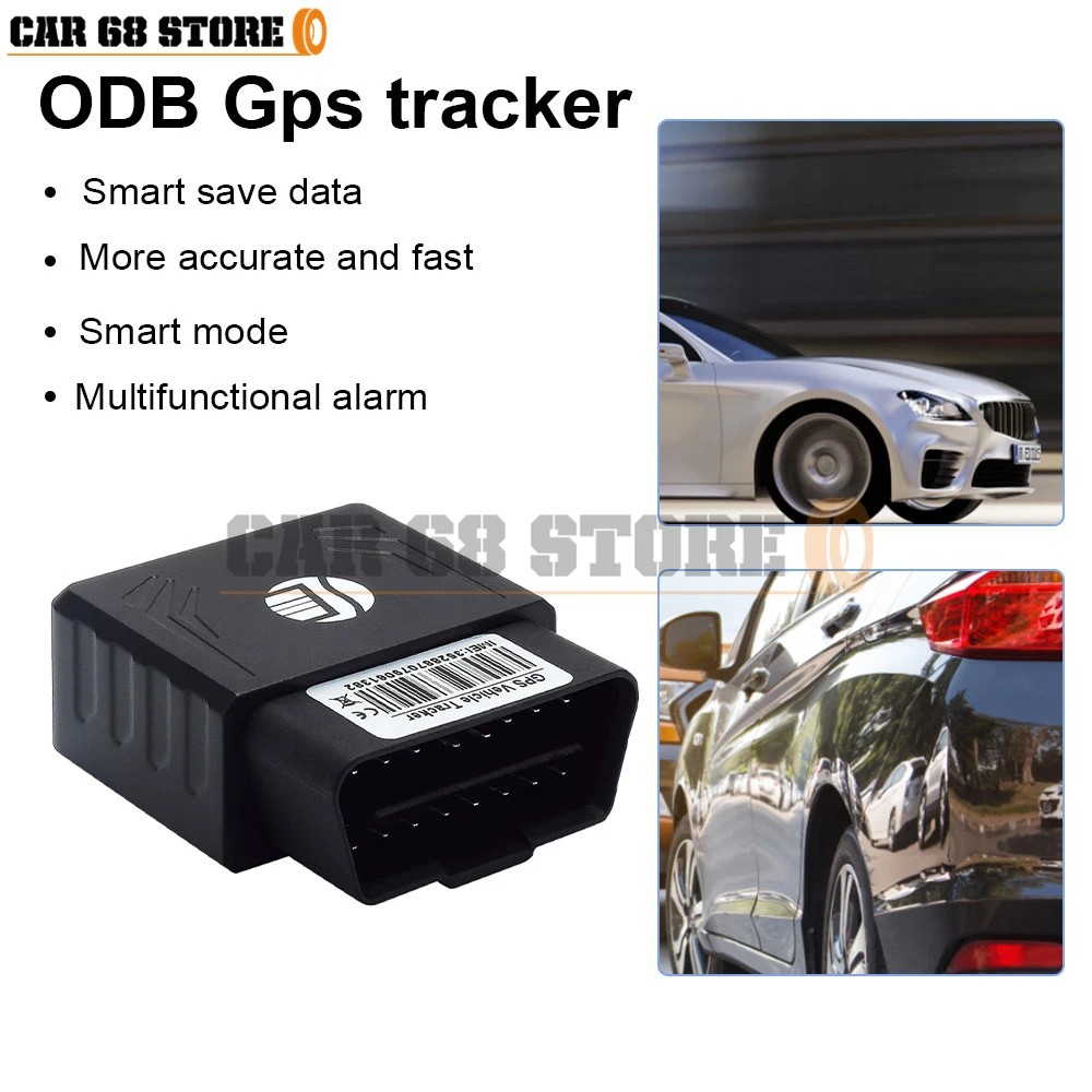 GPS-Трекер OBD II с 16-контактным разъемом устройство слежения поддержкой GSM и OBD2