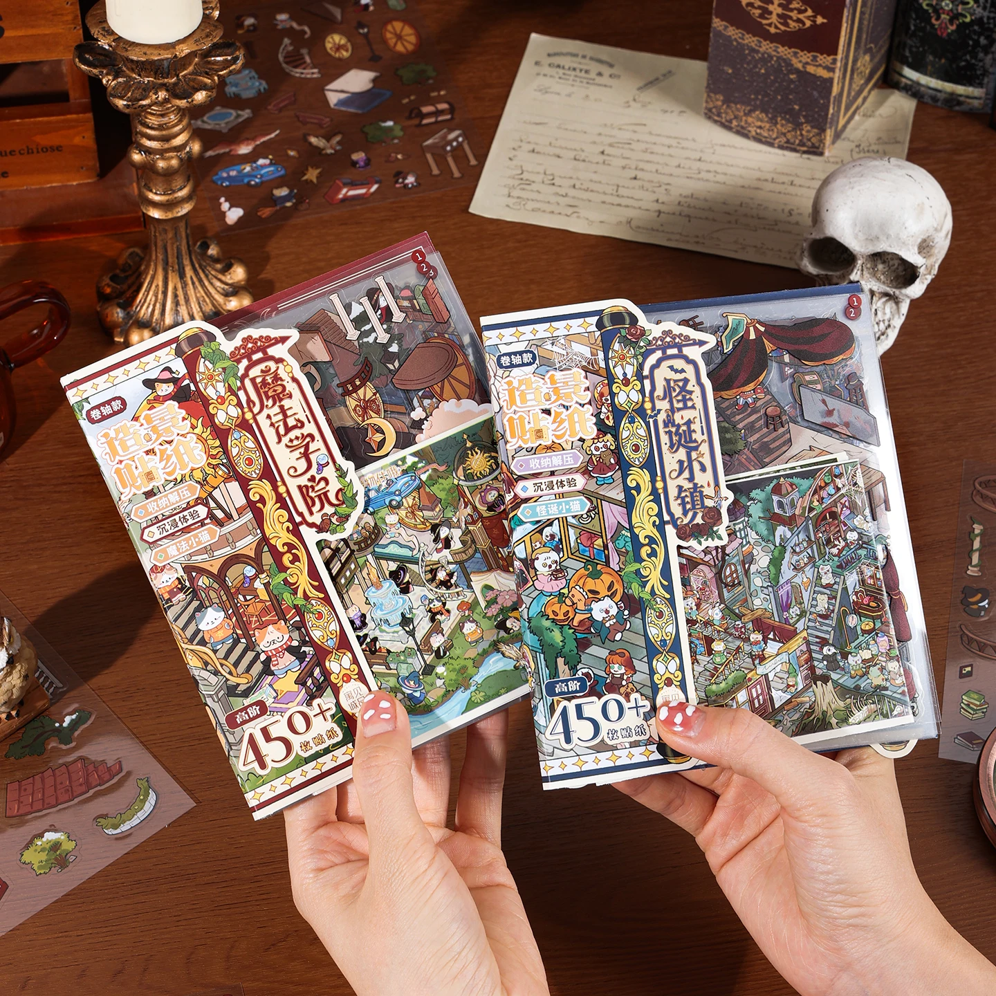 

Ретро-мультяшные 3D-наклейки для декора