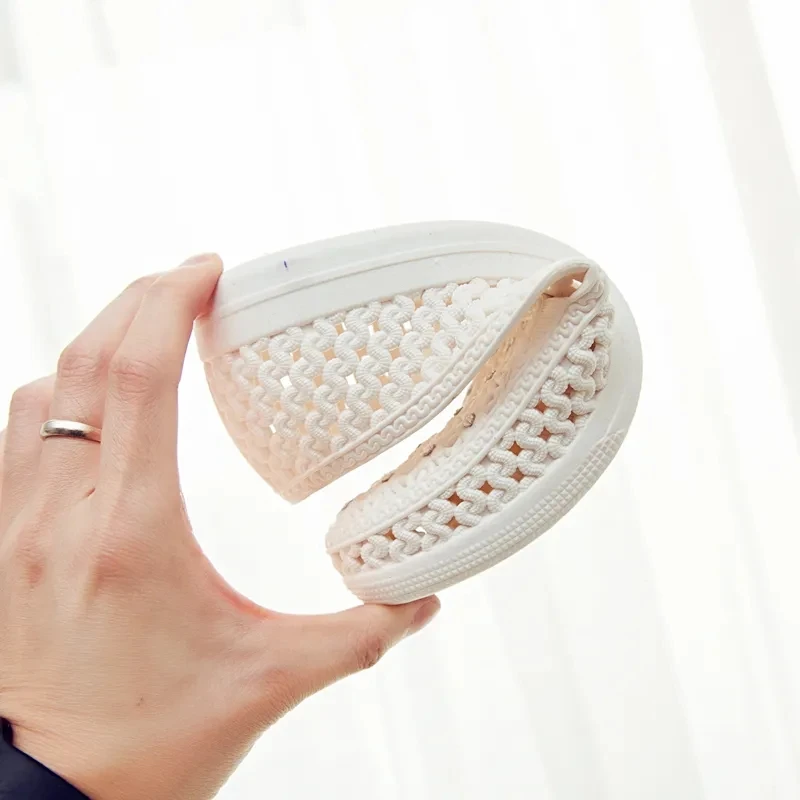 Hollow Out Flats Women Shoes Slip on Casual Nurse Shoes Summer Loafers Female Sandals Shallow Beach Breathable Zapatos