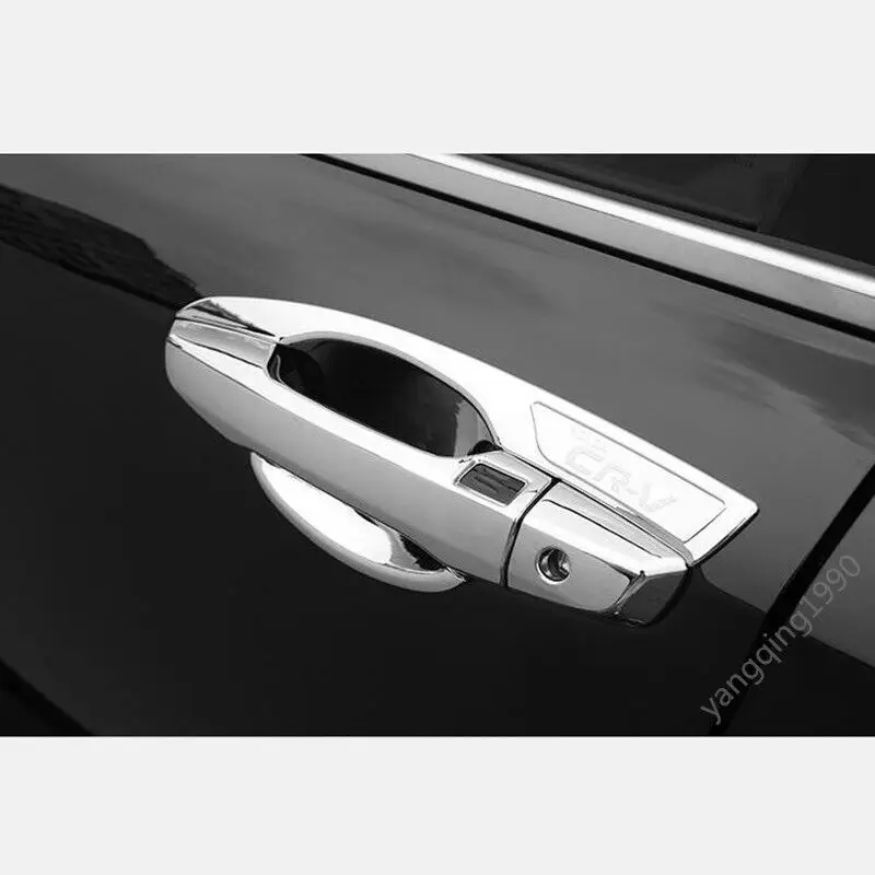 

ABS Хромированная боковая крышка дверной ручки, отделка 12 шт. для Honda CRV CR-V 2017 2018