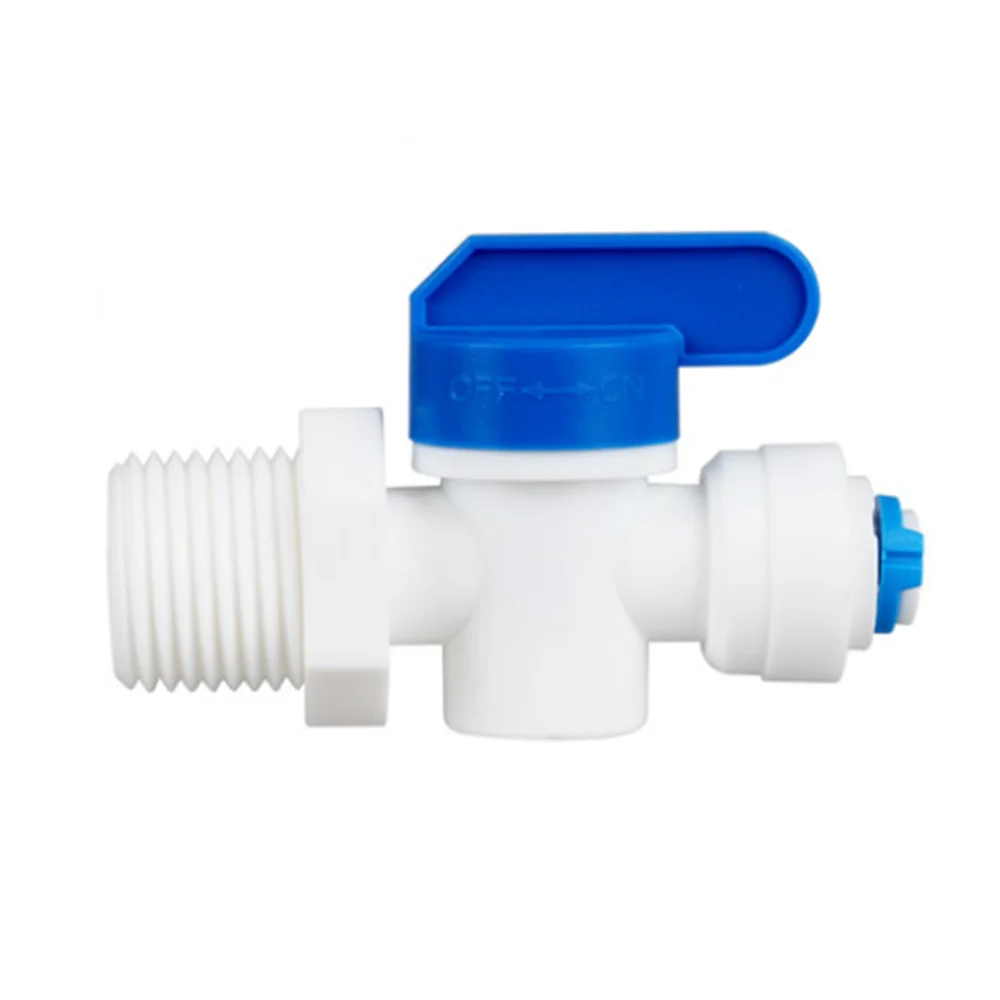 

Фитинги для водоочистителя, наружная резьба 1/2 дюйма до 6,35 мм, штучный шаровой клапан для трубы 9,53 мм