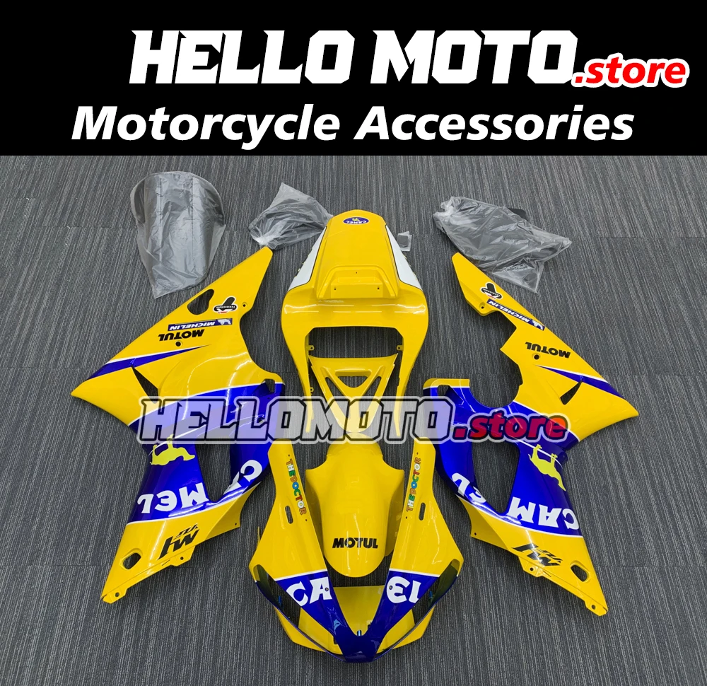 Подходит для телефона, YZF R1 2000 2001, обтекатель ракушки мотоцикла, спойлер, комплект кузова из АБС-пластика для литья под давлением RN04