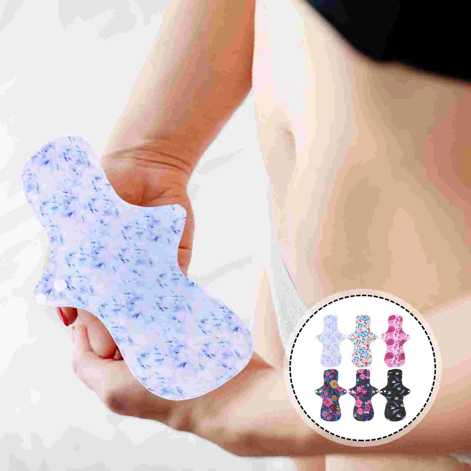 

Sanitary Napkin Ladies Menstrual Pads Napkins Women Leakproof Reusable Adults Female Panty Liners Organic Nursing