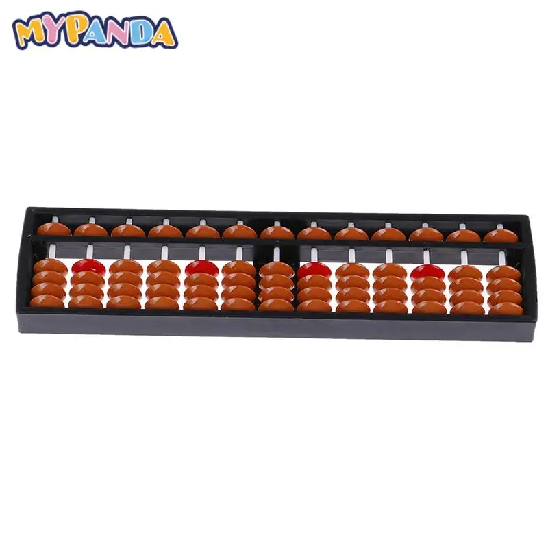

17 Digits Abacus Soroban Beads Column Kid School Learning Aids Tool Math Business Chinese Traditional Abacus Educational Toys