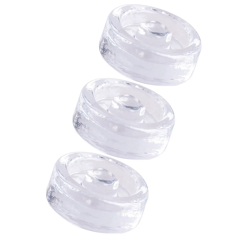 

3 Pcs Fermented Glass Weights Fermentation Covers Heavy Fermenting Lids Wide Mouth Jar Pickle Mason Clear Jars