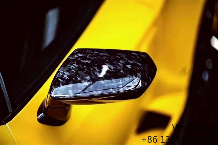 Для Lamborghini Huracan LP610-4 LP580-2 LP640 2014-2019: Пара корпусов зеркал заднего вида из сухого карбона с эффектом ковки, комплект для кузова (art.: 3920dae8a0fc7) - 3920dae8a0fc7