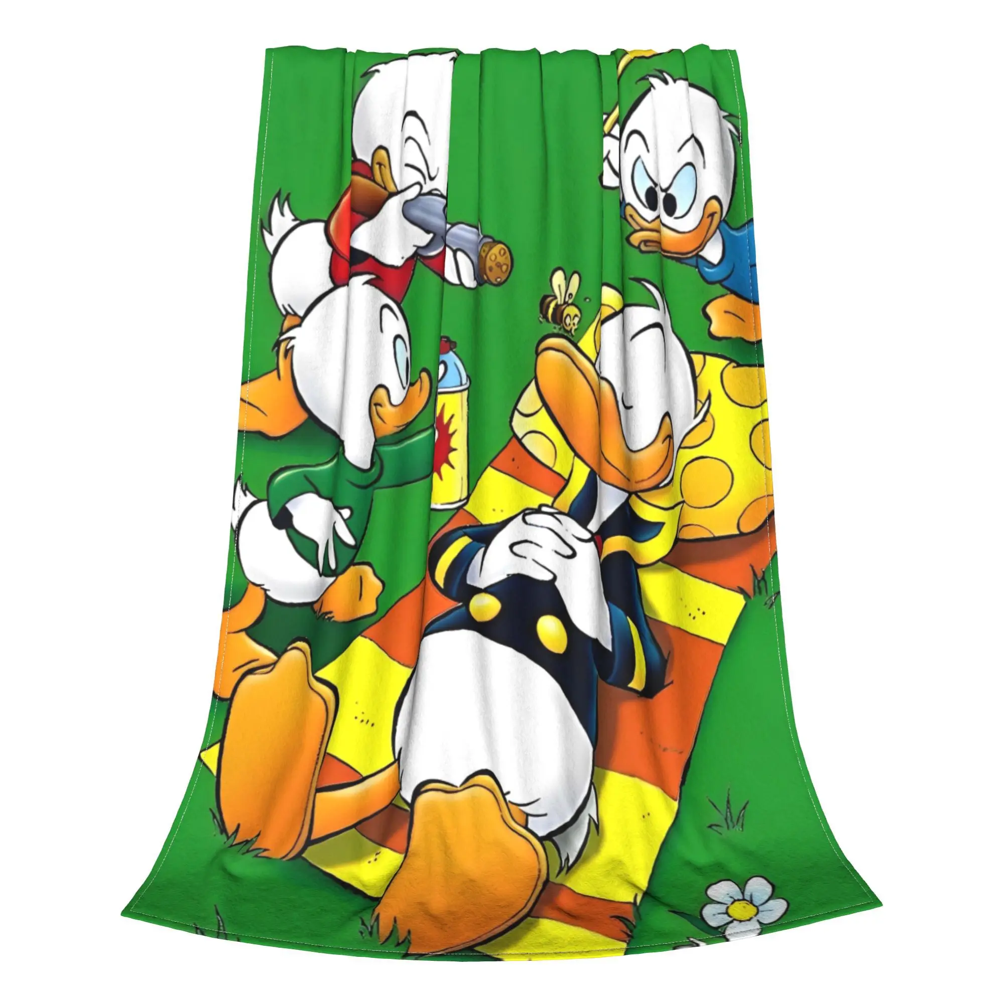 Одеяло Дональд Дак фланелевая комедия драма мягкое теплое покрывало для кровати