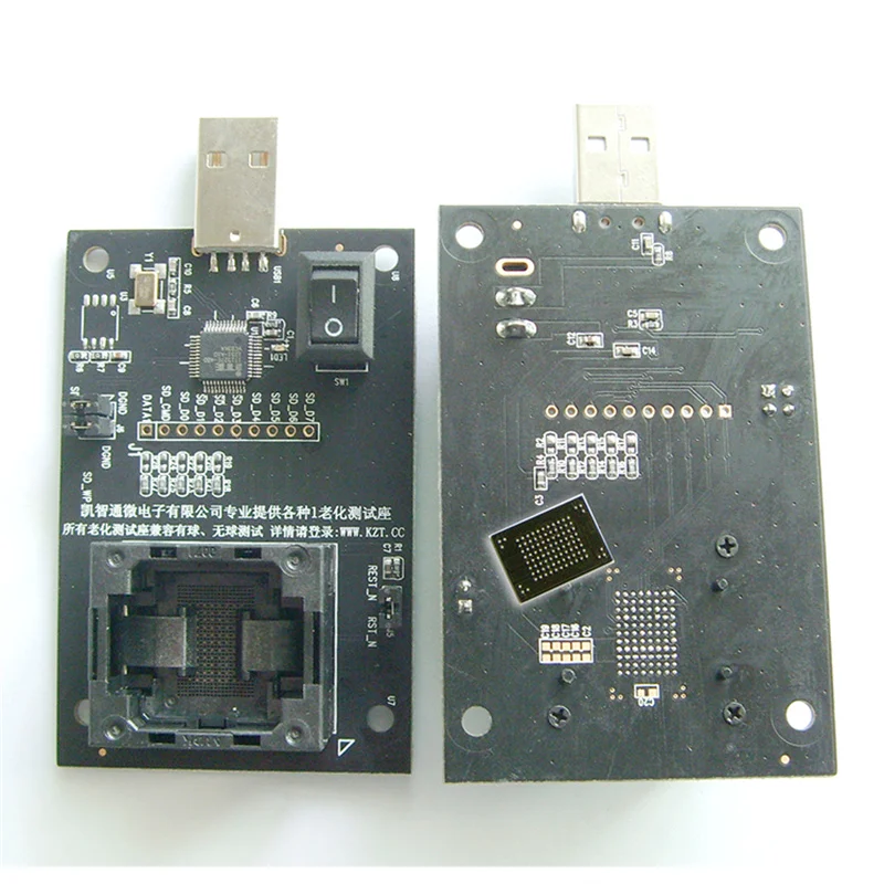 

EMMC100 для USB-адаптера программатора 1,0 мм IC PIN шаг зажигания размер 14x8/12x8 мм программатор адаптер гнездо