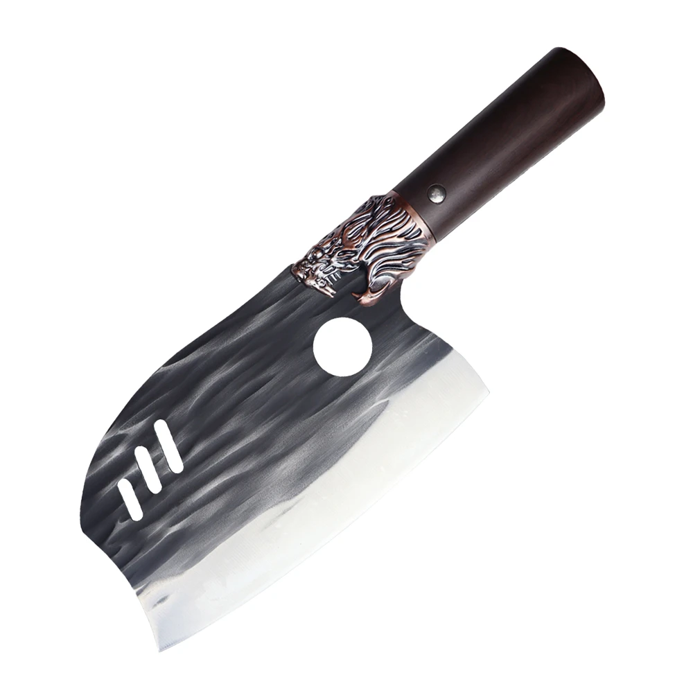 

Кухонный нож, острый, прочный нож для резки мяса и рыбы с эргономичной деревянной ручкой 4Cr1 3, поварской нож из нержавеющей стали, практичные инструменты