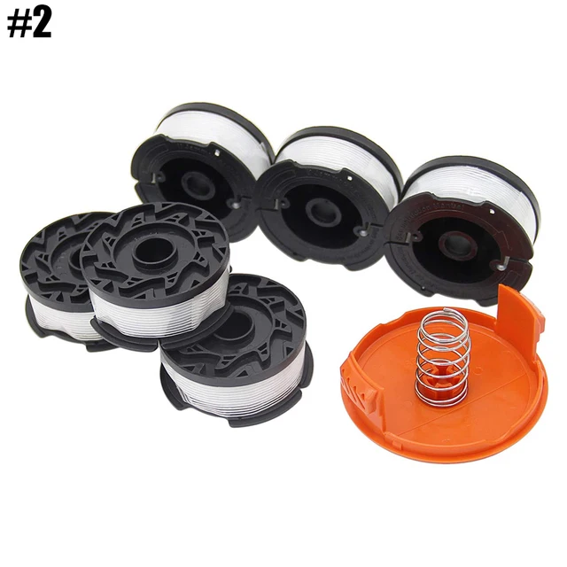4Pcs Trimmer Coil Set Cover Spring For Black Decker Lawn Black And Decker  Thread Trimmers GH400 GL301 MTC220 ST4525 GL555 ST6600 - AliExpress
