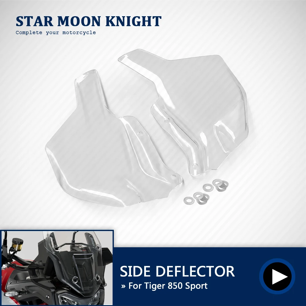 

Motorcycle Side Deflector Windshield Windscreen Knee pads Wind Upper Deflector For Tiger850 For Tiger 850 Sport