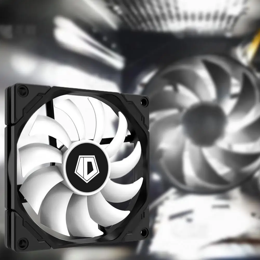 

Case Cooling Fan Useful Anti-vibration ABS Desktop Chassis 15mm Fast Cooling Fan for PC