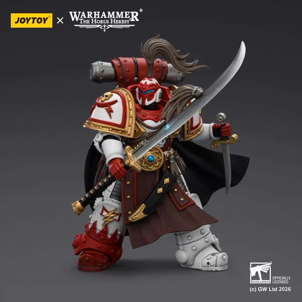 Фото Аксессуары: Фигурки Joytoy Warhammer 1/18 White Scars Hibou Khan, Seeker of Atonement №2