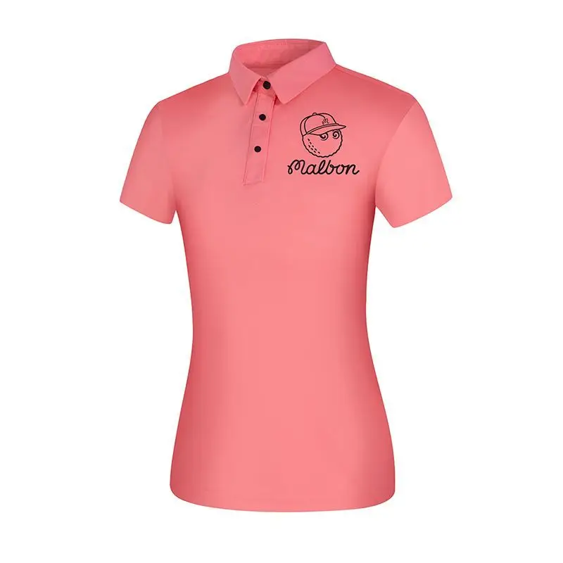 Golf Clothing Women's Short-sleeved Jersey Outdoor Sports Slim-fit Breathable Quick-drying Short-sleeved T-shirt Golf Polo Shirt