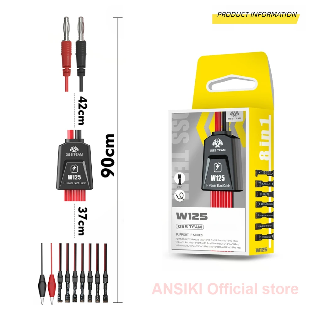 

Кабель питания OSS TEAM W125 для iPhone 7-17