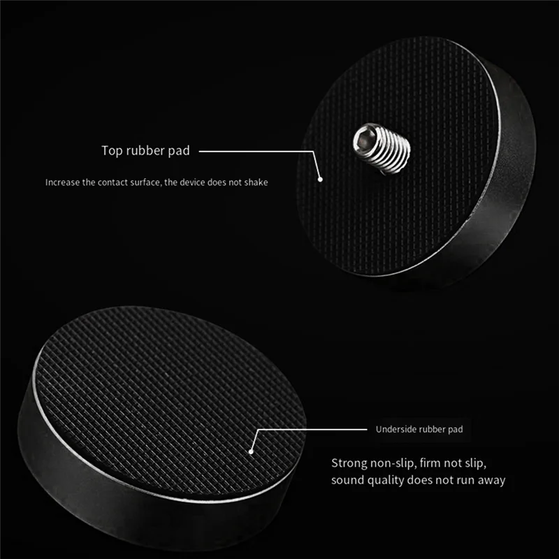 Фото Превосходный динамик Hi-Fi, амортизирующая подставка для ногтей, усилитель для ног, аудиотрубка, подставка для проигрывателя компакт-дисков, нескользящая амортизирующая подставка для ног №2