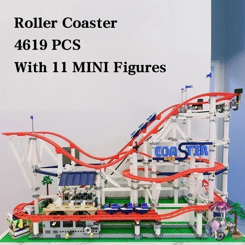 НОВЫЙ 4619 шт., большие американские горки, совместимые 10261, модель DIY, здание 15039 18003, блоки, кирпичи, детские подарки на день рождения (art.: 3920cd044af2e) - 3920cd044af2e