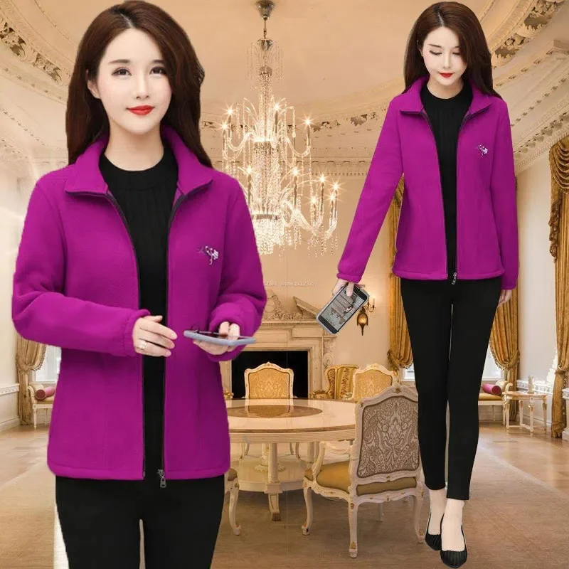 Женские осенние куртки среднего возраста новинка 2025 года 40-летняя 50