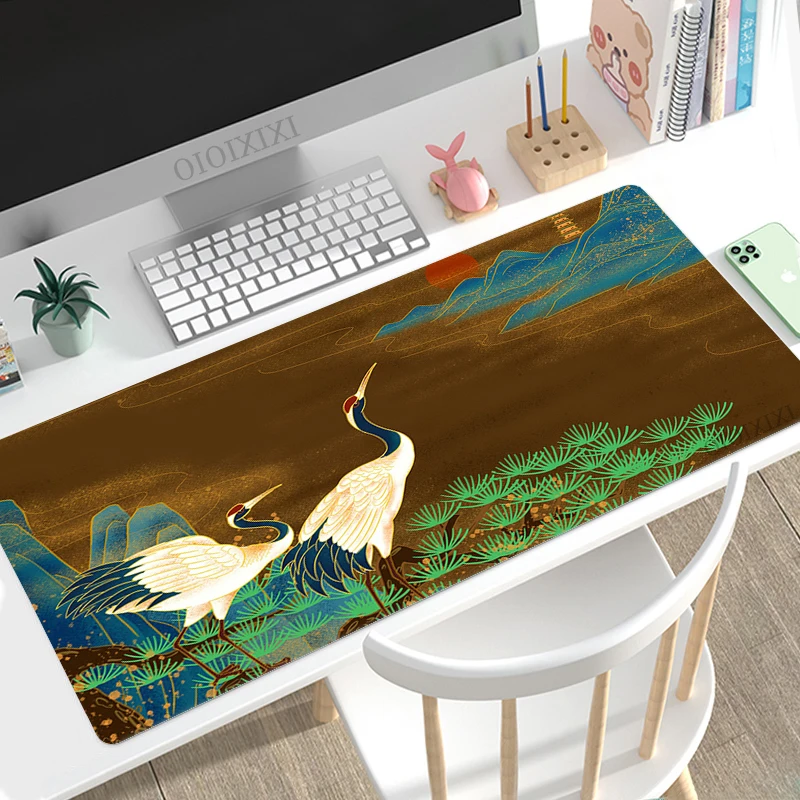 

Chinese Style Mouse Pad Gamer XL Large New HD Home Mousepad XXL Playmat Non-Slip Natural Rubber Office Mouse Mat Table Mat
