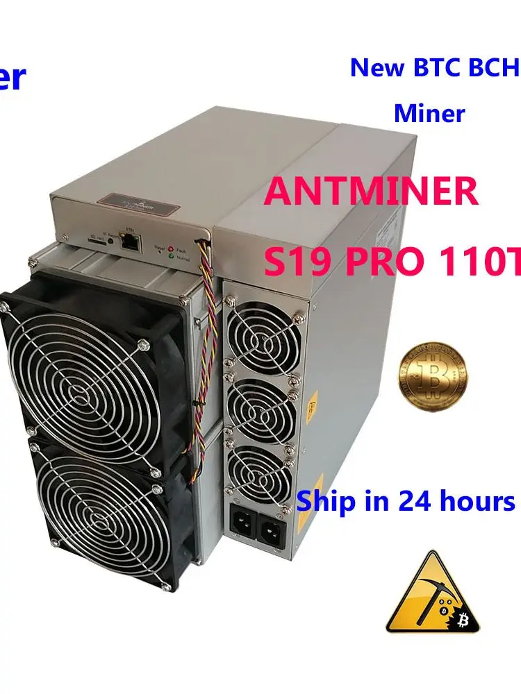 

[Adjustable shipping fee]Antminer Highest Hashrate Miner S19 PRO 110T Bitcoin Mining Machine S19J 96T 104T
