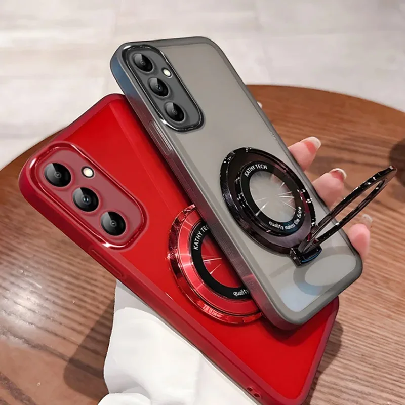 Магнитный силиконовый чехол-подставка Magsafe для Samsung Galaxy A05 A05S A04 A04S A04E A03 Core A03S S24