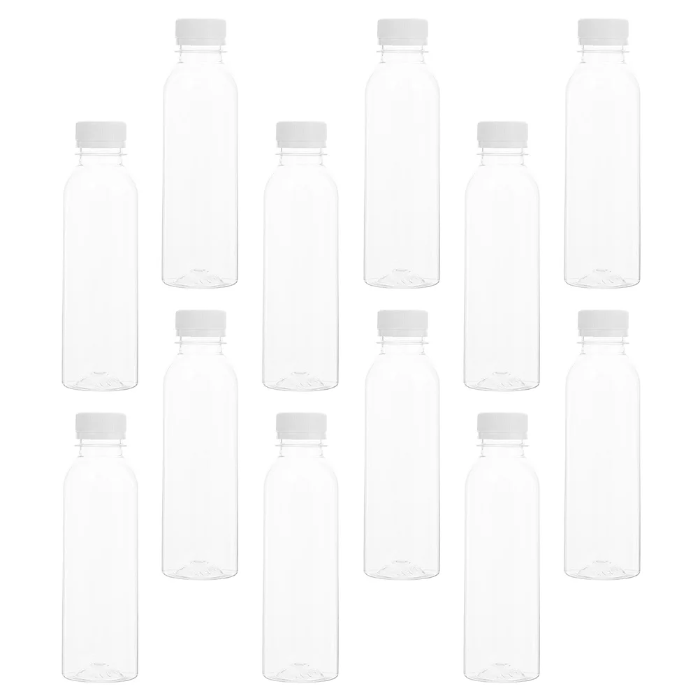 

30pcs Glass Empty Bottles with Caps Reusable Clear Containers Beverage Bottle for Juicing Smoothie 250ml